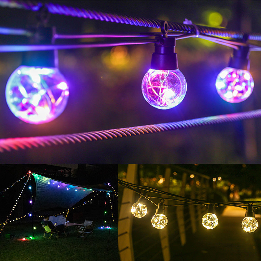 Solar String Lights Waterproof Camping Ambient Lights