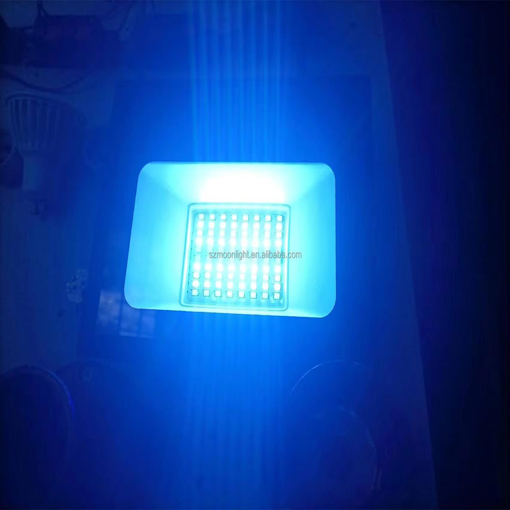 Smart voice control flood light, IP66 waterproof 100W WiFi outdoor LED spotlight