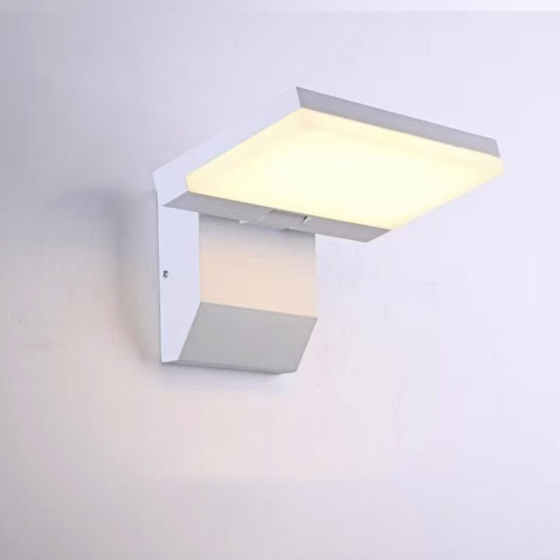 Outdoor Waterproof Wall Sconce, Rotatable and Adjustable Decorative Lighting.