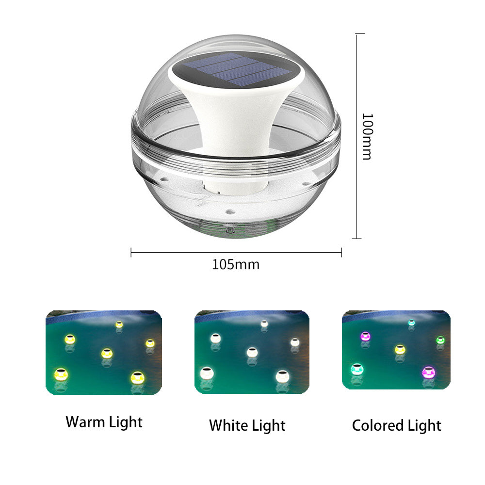Solar Pool Lights Three adjustable light modes