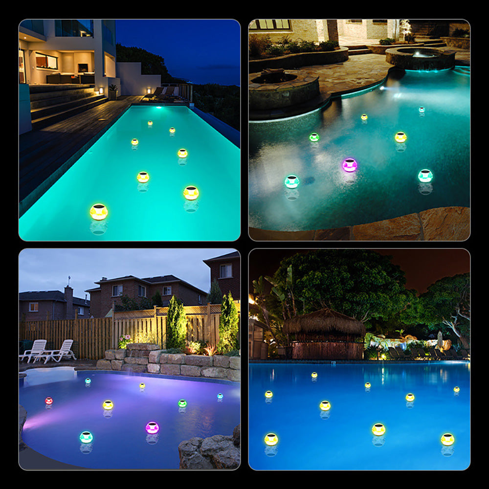 Solar Pool Lights Three adjustable light modes