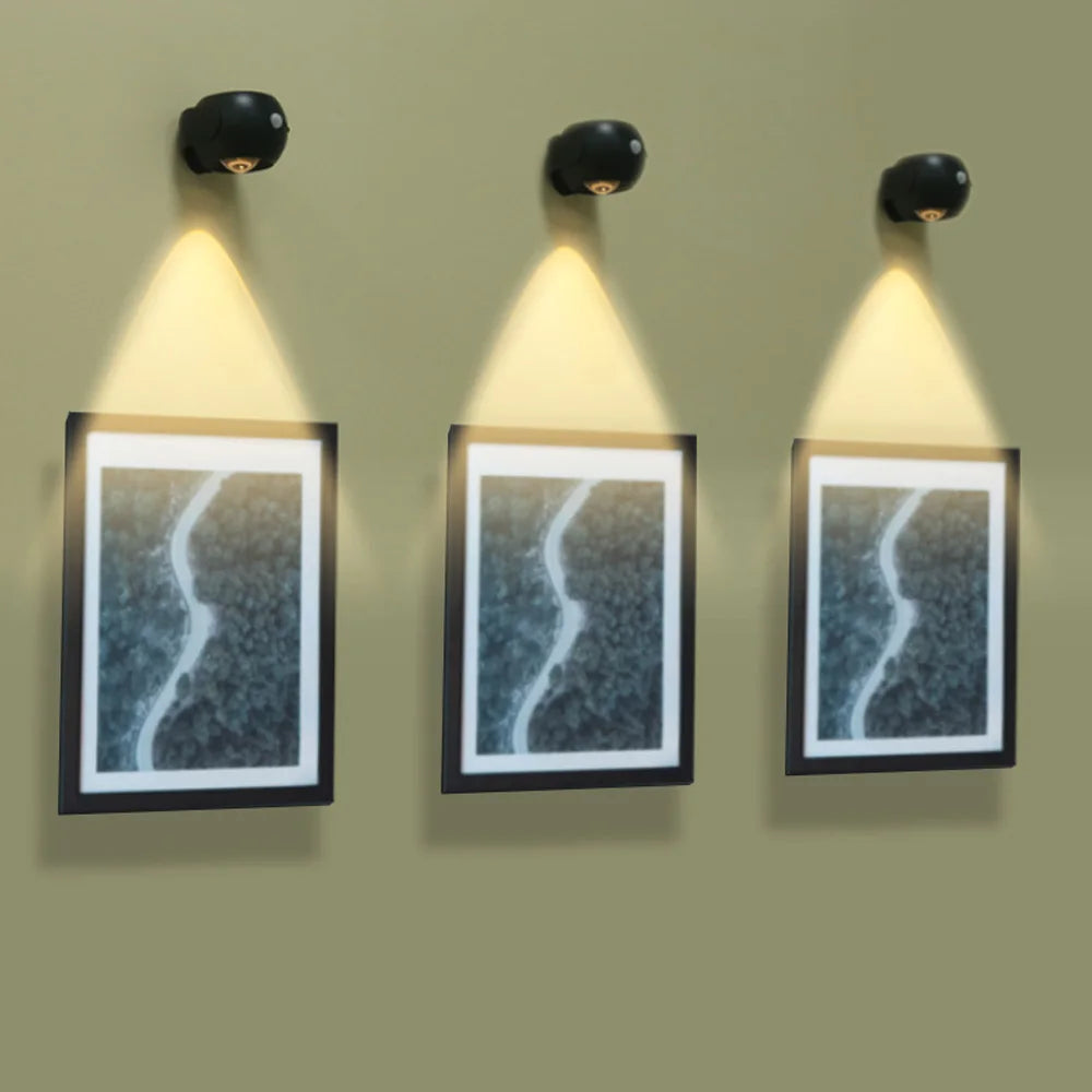 LED Aisle Wall Sconce, Magnetic Body Sensor Lighting