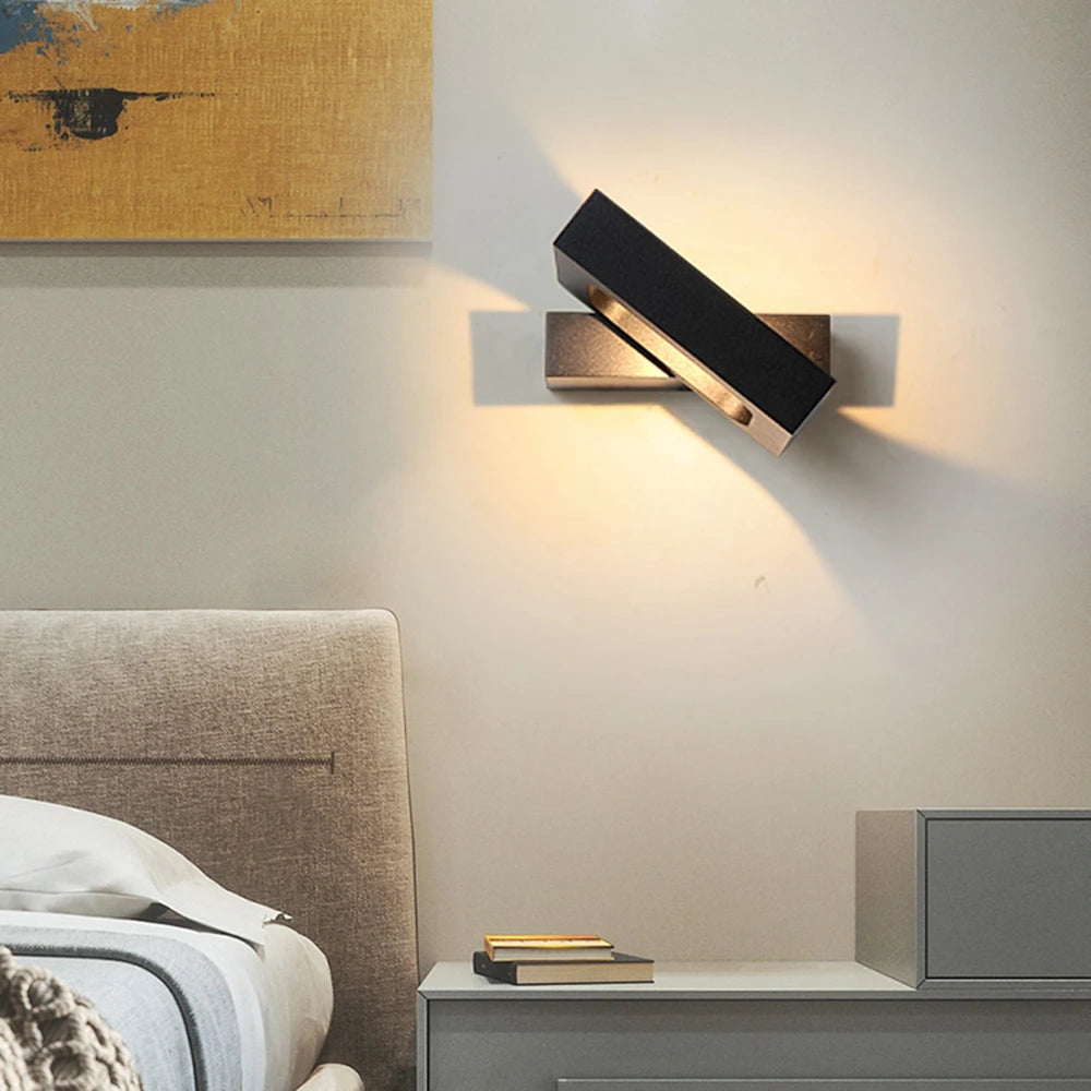 LED Living Room Wall Sconce, 12W Bedroom Bedside Decorative Lighting