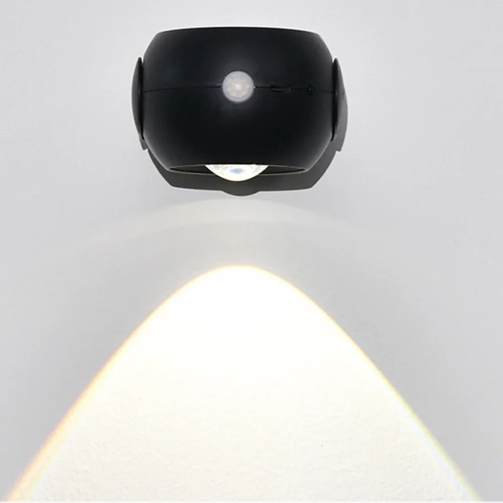 LED Aisle Wall Sconce, Magnetic Body Sensor Lighting