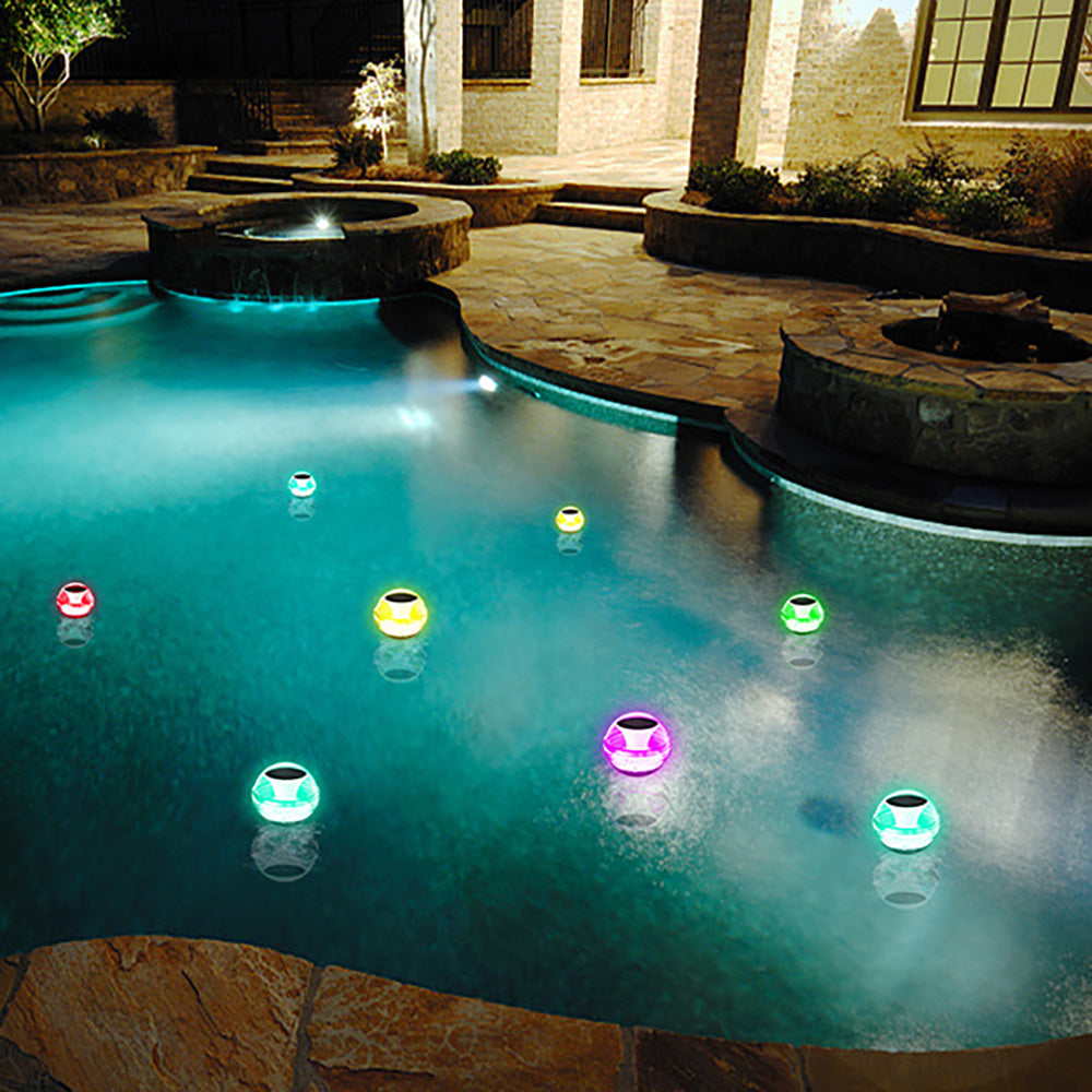 Solar Pool Lights Three adjustable light modes