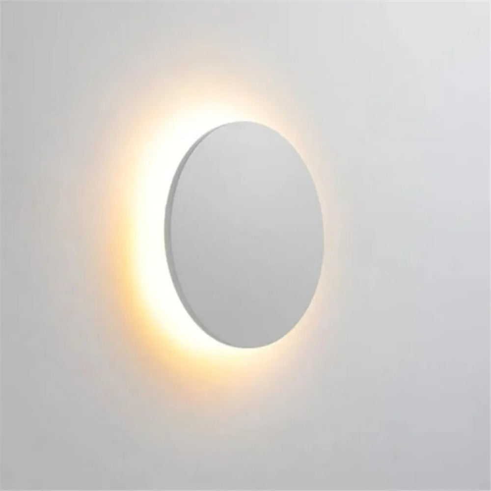 LED Outdoor Round Wall Light, IP65 Garden, Balcony Decorative Lighting