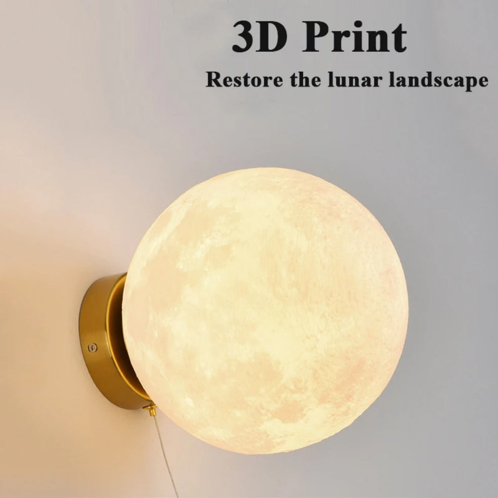 Astronaut Moon Landing-style Decorative Wall Lamp, Suitable For Use As Lighting In Children's Rooms.