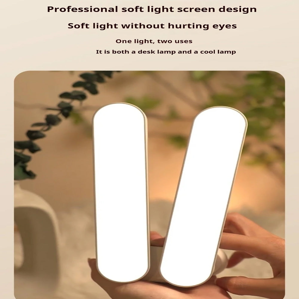 Rechargeable Magnetic Dormitory Reading Lamp, Folding Bedroom Bedside Lamps