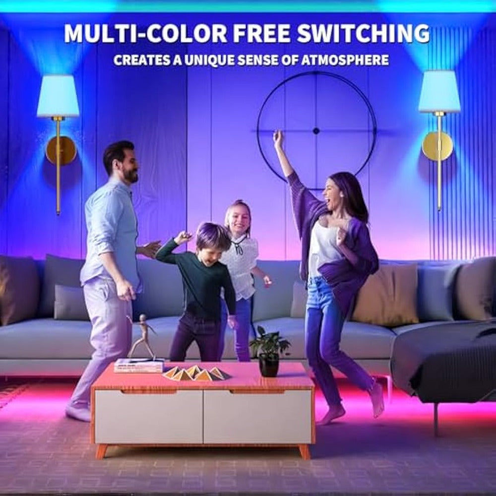 LED Bedroom Bedside Ambiance Wall Sconce, Wiring Free Decorative Lighting For Living Room