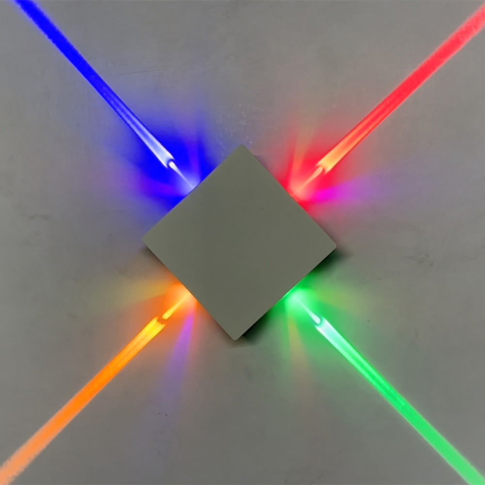 LED Square Wall Light Indoor Cross Straight Line Decorative Lighting.