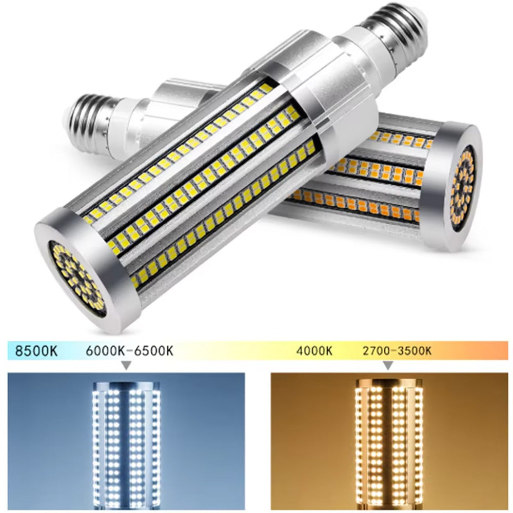 150lm/w super high luminous corn bulb, 360 degree waterproof street and warehouse lighting led energy saving lamps