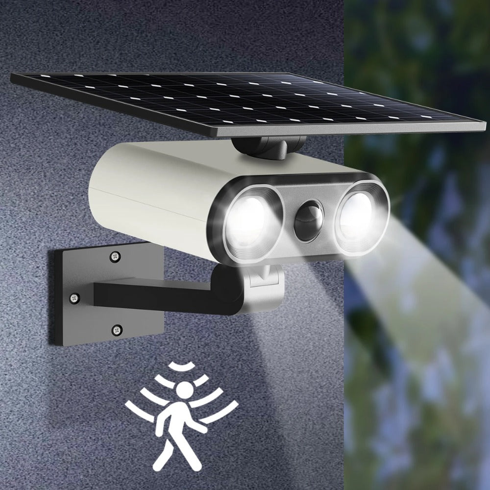 IP65 Waterproof Solar Spotlight, Outdoor LED Motion Sensor Floodlight