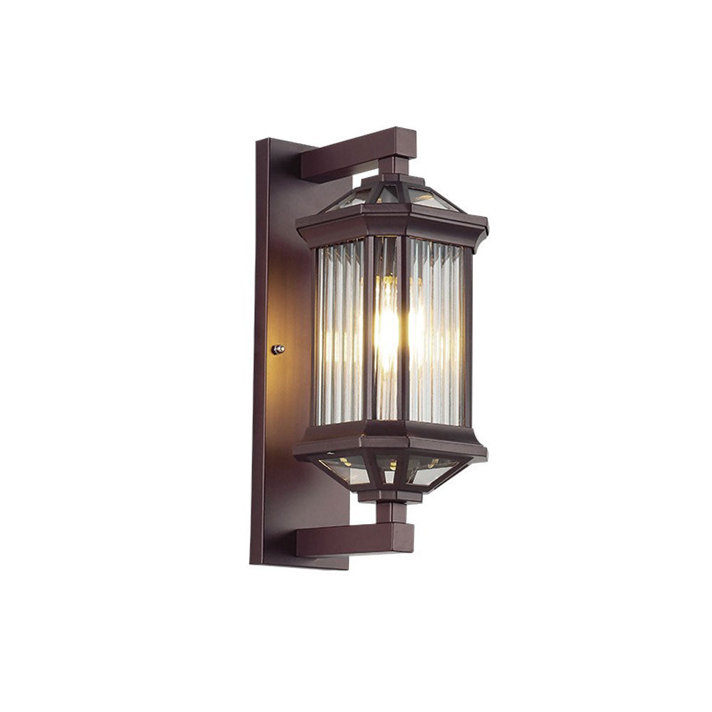 Die-cast aluminum waterproof outdoor wall lamp suitable for outdoor balconies villas courtyards and gates