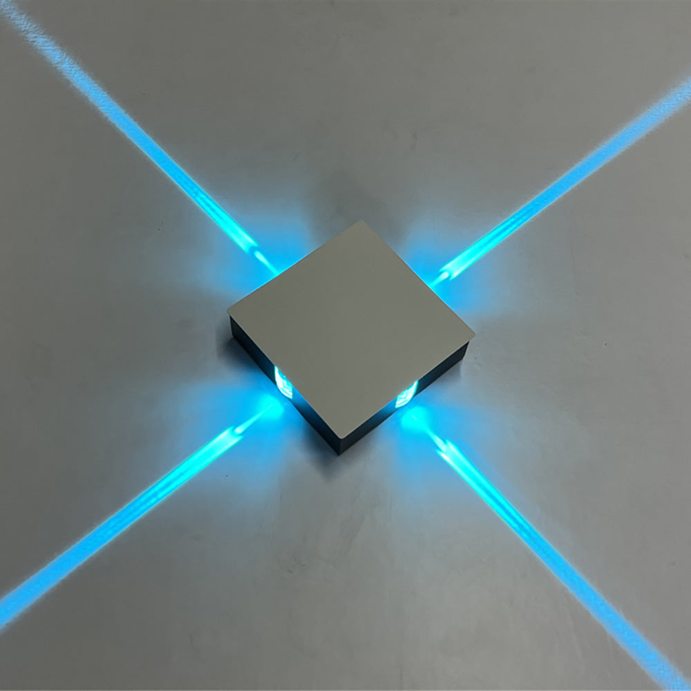 LED Square Wall Light Indoor Cross Straight Line Decorative Lighting.