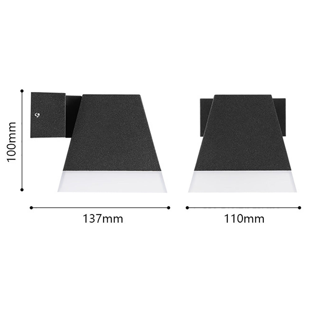 LED Garden Exterior Wall Lights, Outdoor Waterproof Wall Lights.