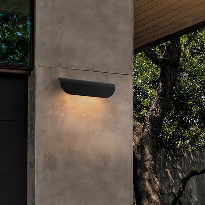 LED wall light, waterproof outdoor light, modern minimalist porch light, warm white light, die-cast aluminum, hardwired.