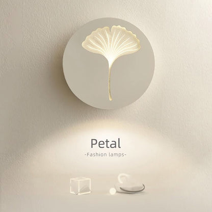 Indoor bedside embossed wall sconce, living room decorative background wall light