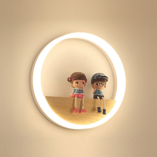 Indoor Log Creative Wall Sconce, Aisle Corridor Wall Decorative Lamp