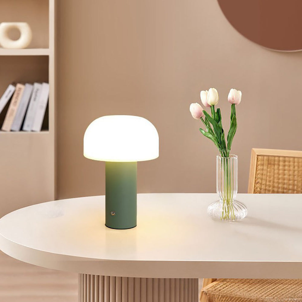 New touch dimmer mushroom table lamp, bedroom decorative bedside lamp