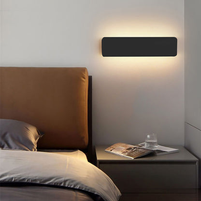 Indoor adjustable angle wall lamp, simple bedroom bedside lighting