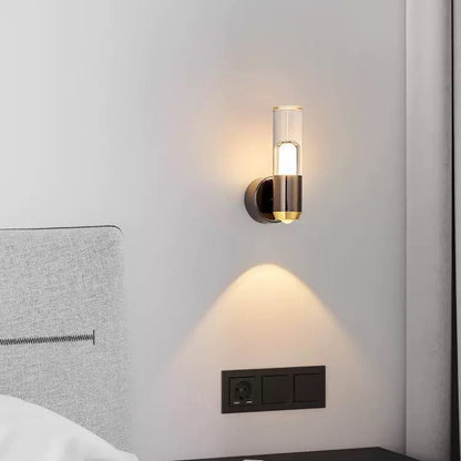 LED living room background wall light, modern minimalist bedroom bedside lamp