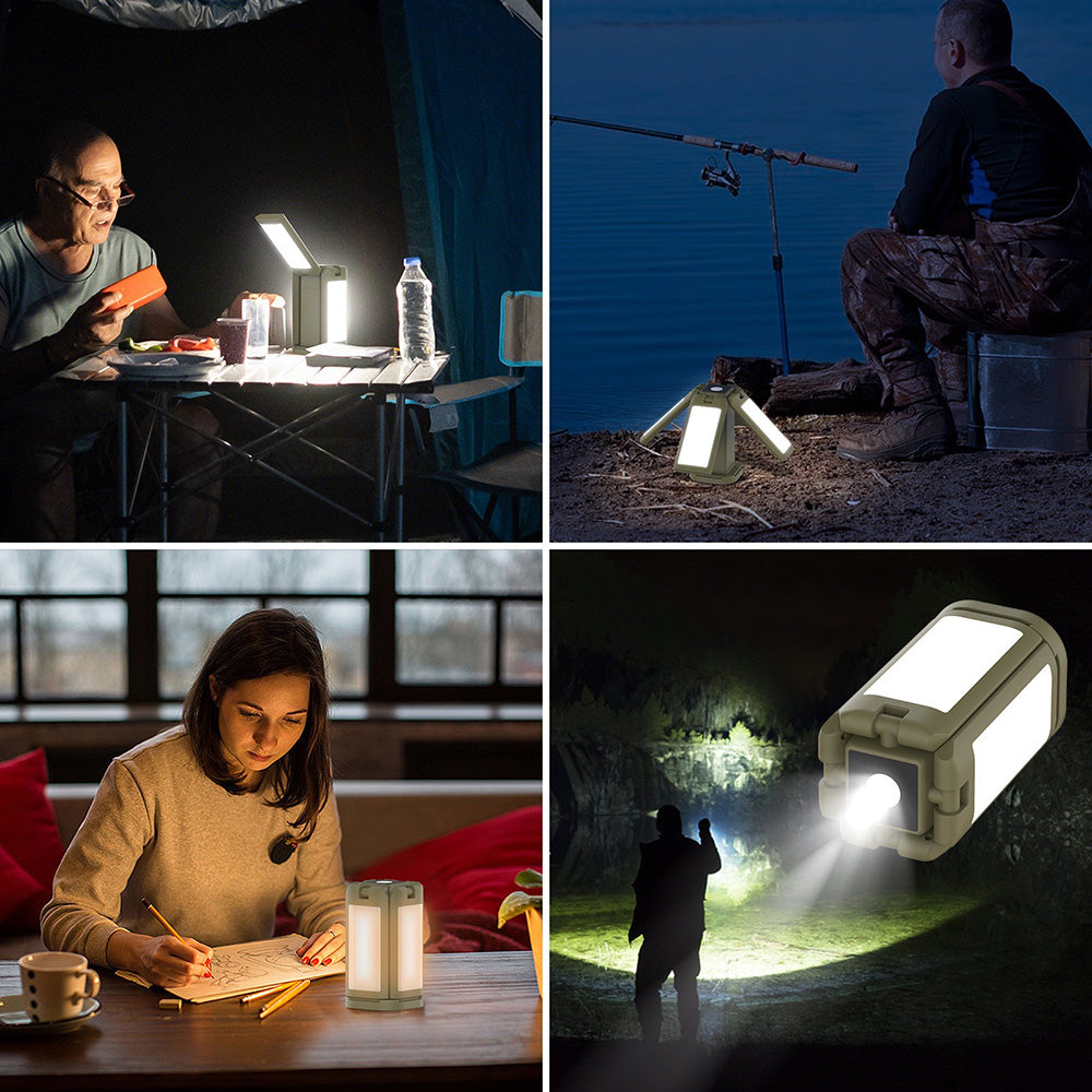 Outdoor Waterproof Camping Light, Rechargeable LED Outdoor Lights