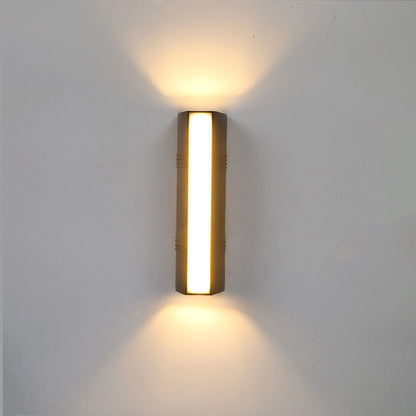 LED Outdoor Waterproof Wall Sconce, Outdoor Balcony Garden Corridor Double Heads Lighting