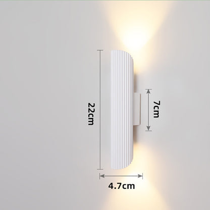 LED Full Spectrum Bedroom Bedside Wall Sconce, Simple Living Room Decoration Lighting