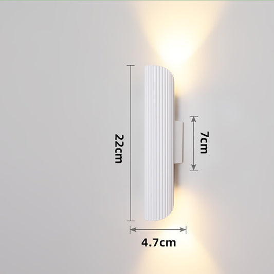 LED Full Spectrum Bedroom Bedside Wall Sconce, Simple Living Room Decoration Lighting