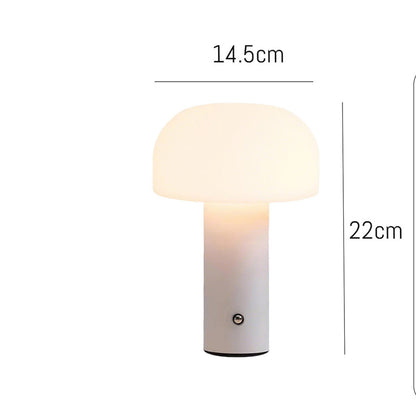 New touch dimmer mushroom table lamp, bedroom decorative bedside lamp