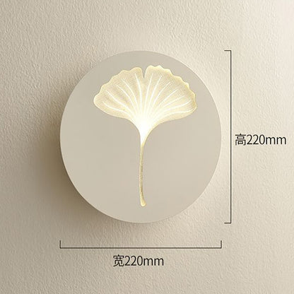 Indoor bedside embossed wall sconce, living room decorative background wall light