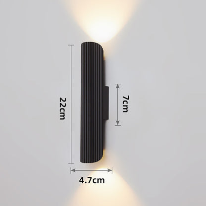 LED Full Spectrum Bedroom Bedside Wall Sconce, Simple Living Room Decoration Lighting