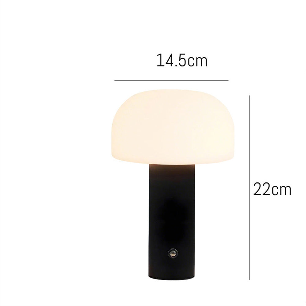 New touch dimmer mushroom table lamp, bedroom decorative bedside lamp