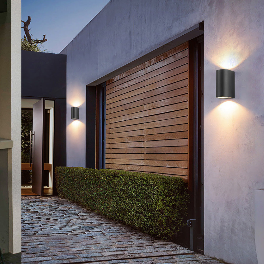 IP65 outdoor waterproof wall lamp, villa exterior wall double head up and down light-emitting Spotlights
