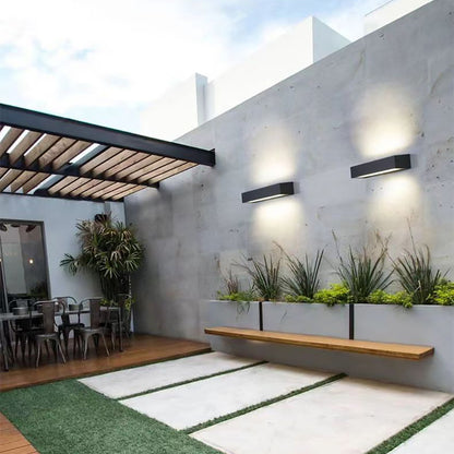 outdoor long waterproof wall light, patio entry door front light