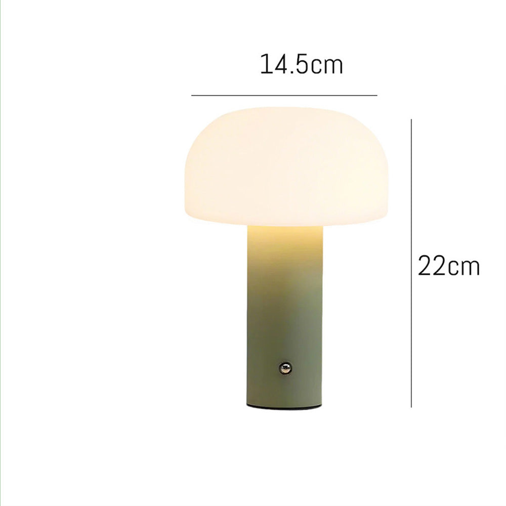 New touch dimmer mushroom table lamp, bedroom decorative bedside lamp