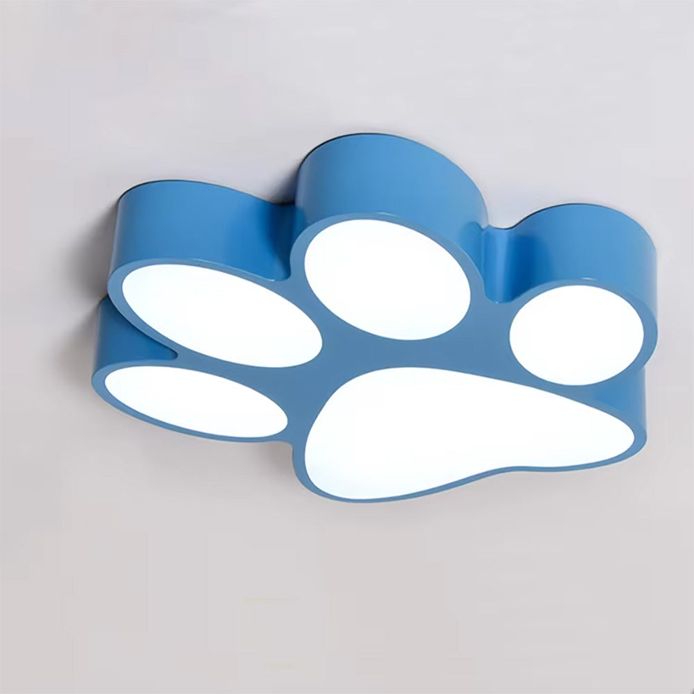 LED Creative Dog Paw Ceiling Light, Kindergarten Classroom Amusement Park Lighting