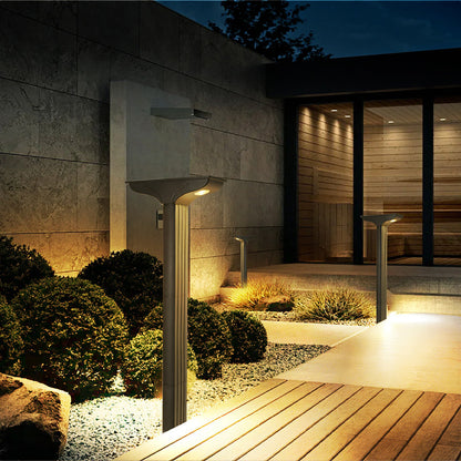 T-shaped solar lawn light, outdoor garden landscape decoration ground plug light