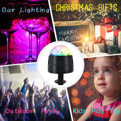 LED Remote Stage Lights, RGB Party Rotating Projection Lights