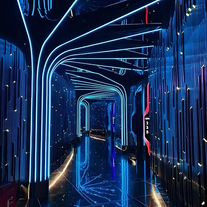 RGB Smart Sound Control Phantom Neon Strip， IP67 Grade Protection Silicone Ambient Light Strip