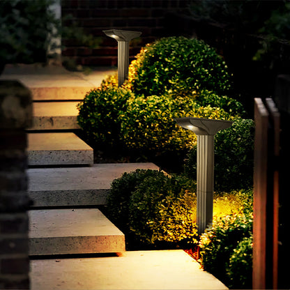 T-shaped solar lawn light, outdoor garden landscape decoration ground plug light
