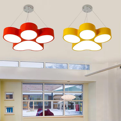 LED Creative Dog Paw Ceiling Light, Kindergarten Classroom Amusement Park Lighting