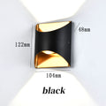 Double Head Outdoor Waterproof Wall Sconce, Hotel Courtyard Exterior Decorative Lights