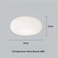 LED Eye Care Ceiling Light, Bedroom Pumpkin Stripe Lighting