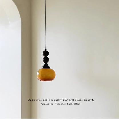 Bedside Gourd Chandelier, Liftable Bedroom Lighting Chandelier