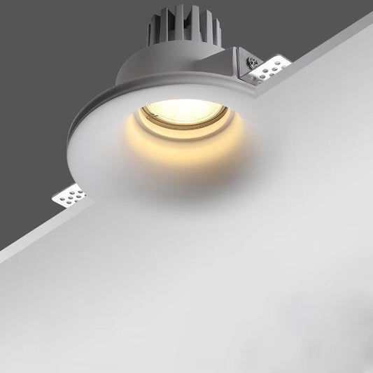 Recessed Gypsum Downlight, LED Anti-Glare Living Room Bedroom Aisle Home Lighting Ceiling Lights