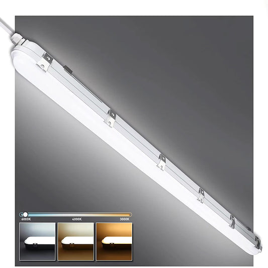 LED Tri-proof Light Double Tube Fully Sealed Workshop Light.