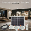LED Solar Ceiling Light with Remote Control for Living Room Bedroom Lighting