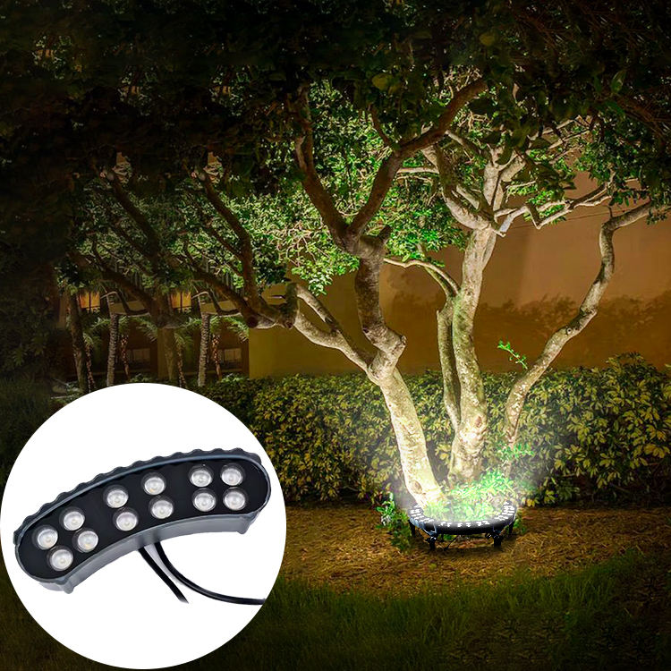 12W 3000K IP67 Waterproof Outdoor LED Garden Tree Light