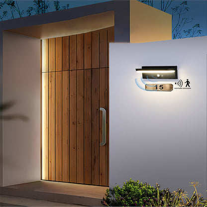Solar wall light, outdoor patio body sensor waterproof night light